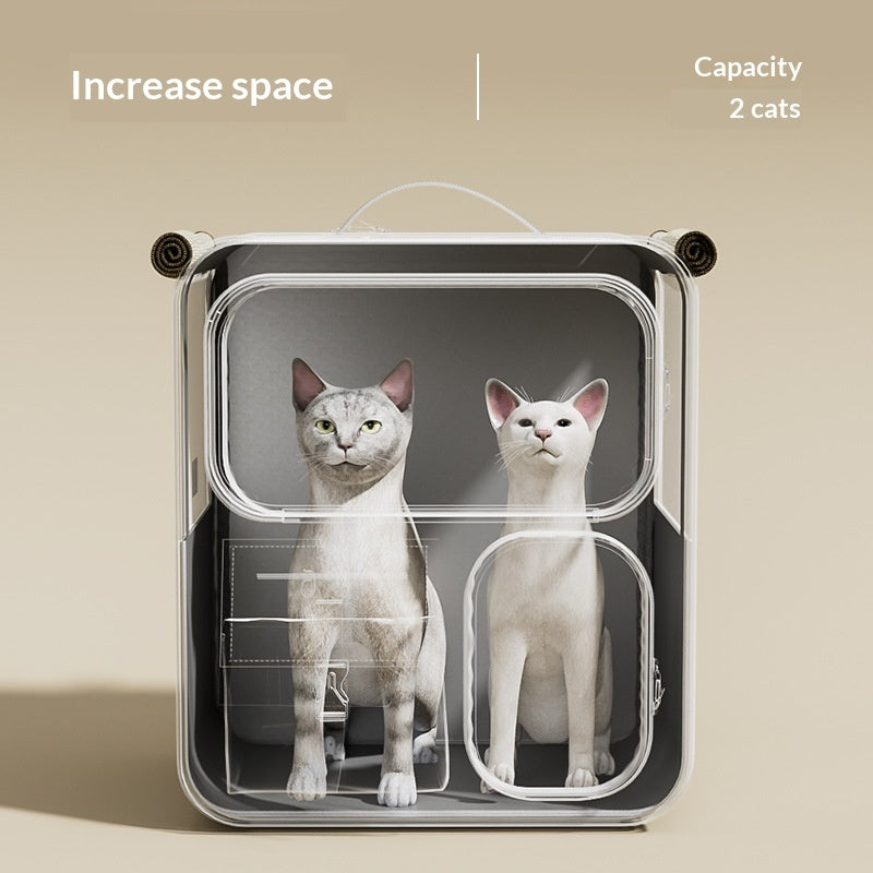 Large Capacity Pet Carrier Backpack With Multifunctional Design